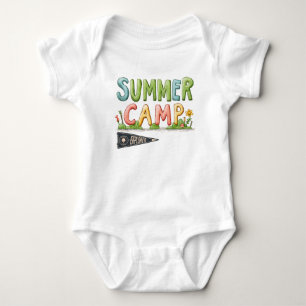 Summer Camp - Colorful Summer Camp Baby Bodysuit