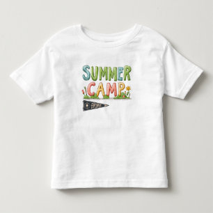 Summer Camp - Colorful Summer Camp Toddler T-shirt