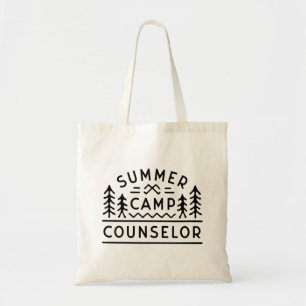 Summer camp counselor aesthetic tote bag