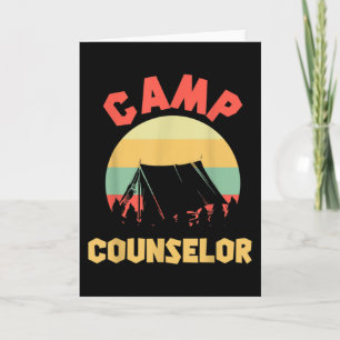 Summer Camp Counselor Director Camper Card