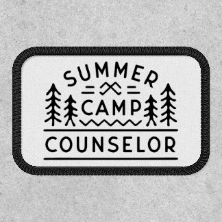 Summer camp counselor patch