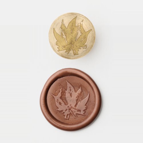 Summer Camp Fire Campfire Flames Bonfire Blaze Wax Seal Stamp