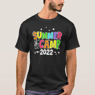 Summer Camp For Kids Boys Girls Summer Camp 2022 T-Shirt