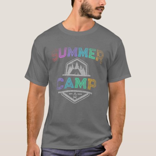 SUMMER CAMP Friends Besties Family Best Ever Campi T_Shirt