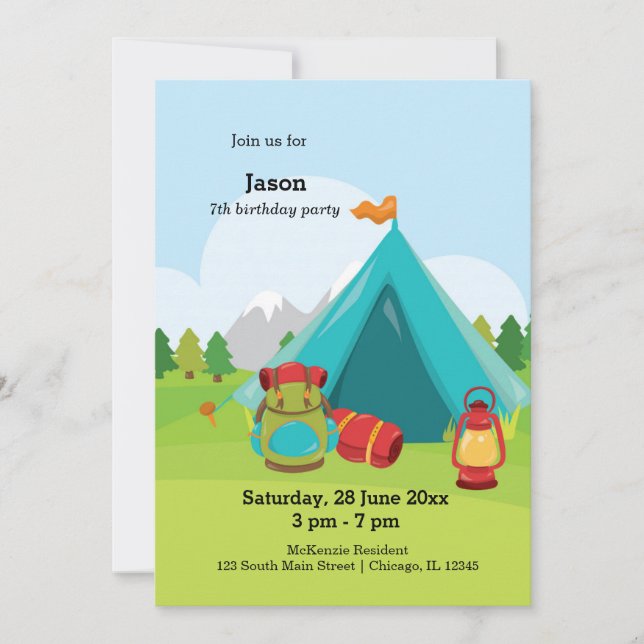 Summer Camp Invitation (Front)