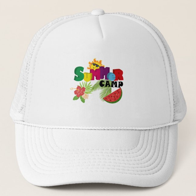 Summer Camp Trucker Hat (Front)