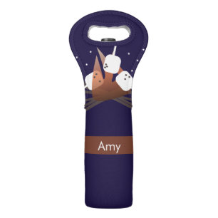 Summer Camping Marshmallow Roasting Wine Bag