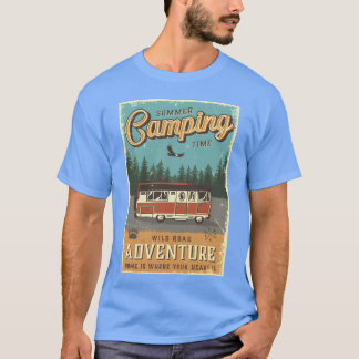 SUMMER CAMPINGIME vintage T-Shirt