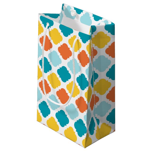 Summer Carnival Pattern Small Gift Bag (Front Angled)