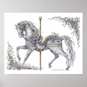 carousel horse art