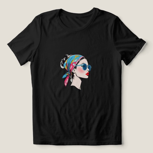 Summer Casual" Women's T-Shirt Collection Tri-Blend Shirt (Design Front)