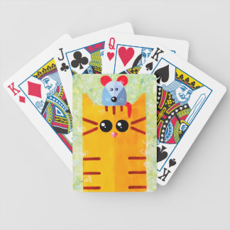 Summer Cat Bicycle Playing Cards