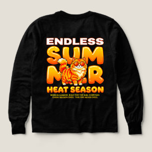 Summer Cat Endless Summer - Ginger Cat Sunglasses Tri-Blend Shirts