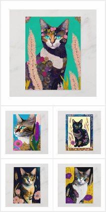 Summer Cat, Postcrossing Postcards