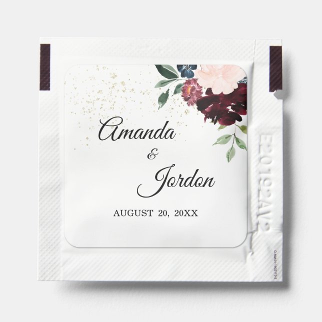 Summer Celebration Wedding Hand Sanitizer Packet (Sticker on Packet)