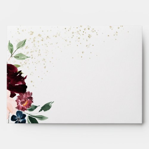 Summer Celebration Wedding Invitation Envelope