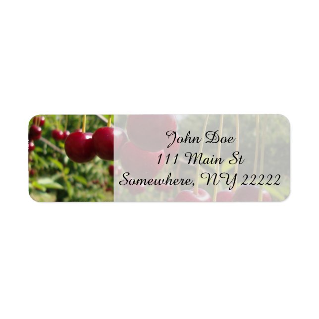 Summer Cherries Label (Front)