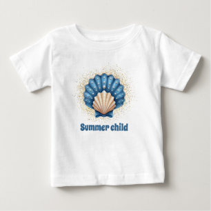 Summer Child – Kids' T-Shirt with Seashell Design