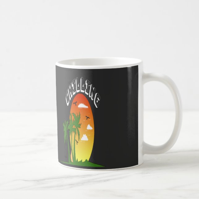 Summer Chilling  Out Coffee Mug (Right)