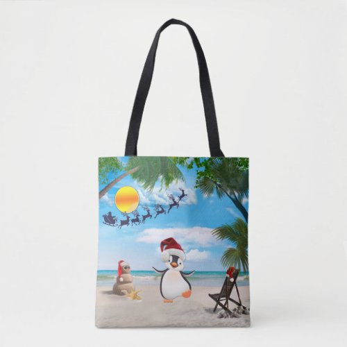 Summer Christmas Baby Shower Gift Tote Bag