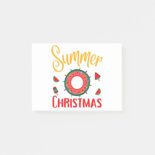 Summer Christmas July Post_it Notes