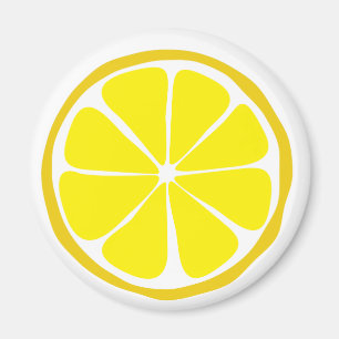 Summer Citrus Lemon Magnet