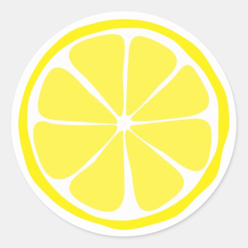 Summer Citrus Lemon Stickers