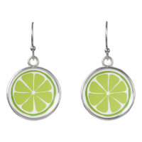 Summer Citrus Lime Earrings