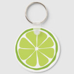 Summer Citrus Lime Keychain at Zazzle