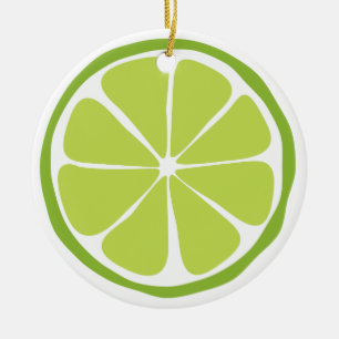 Summer Citrus Lime Ornament