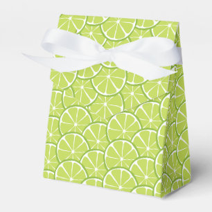 Summer Citrus Lime Slices Favor Box
