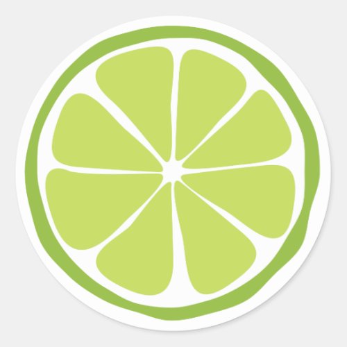 Summer Citrus Lime Stickers