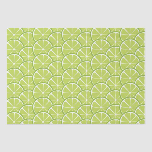 Summer Citrus Lime Tissue Paper (Front)