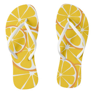 Summer Citrus Orange FlipFlops