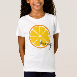 Summer Citrus Orange Shirt