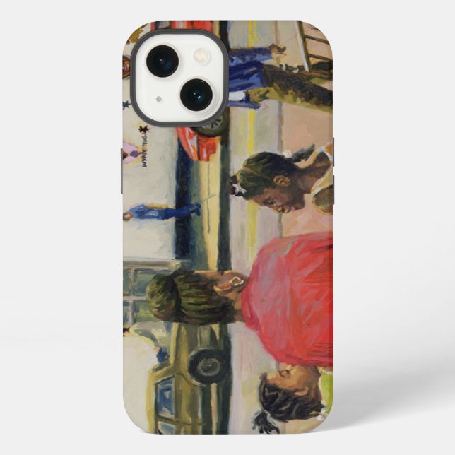 Summer City Stoop 2000 Iphone Case (Back)