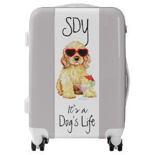 Summer Cocker Spaniel Luggage