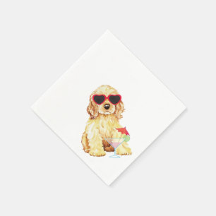 Summer Cocker Spaniel Napkins