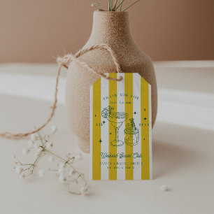 Summer Cocktail Club Bachelorette Favor Gift Tags