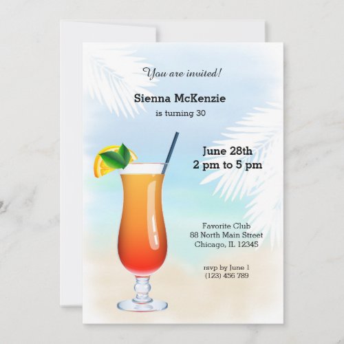 Summer Cocktail Invitation