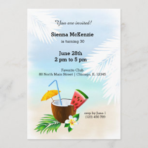 Summer Cocktail Invitation