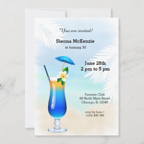 Summer Cocktail Invitation