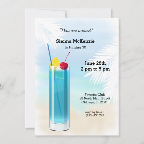 Summer Cocktail Invitation