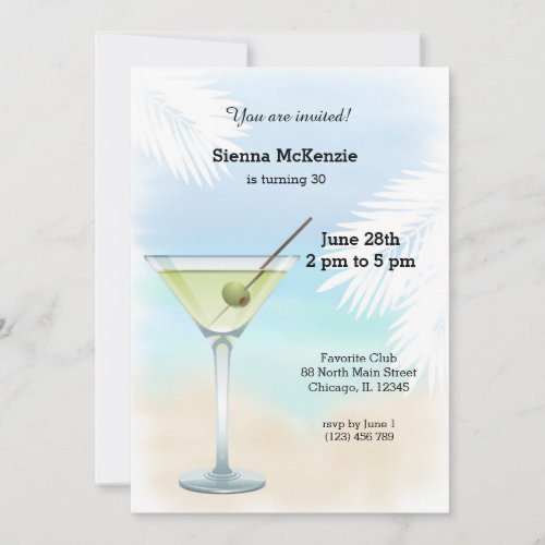 Summer Cocktail Invitation