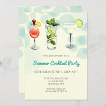 Summer Cocktail party Invitations