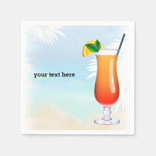 Summer Cocktails Napkins