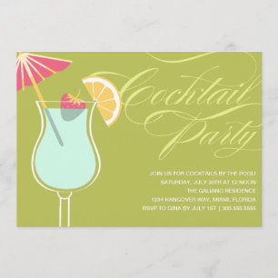 SUMMER COCKTAILS PARTY INVITATION