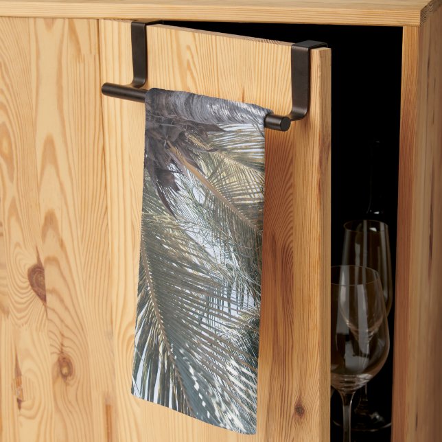 Summer Coconut Chill Palm 1 Kitchen Towel (Thirds Fold)