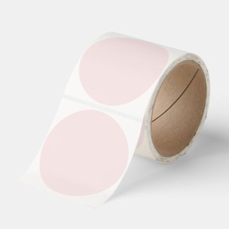Summer Color Trend Wispy Pink Classic Round Sticker