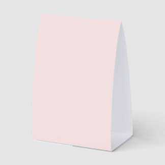 Summer Color Trend Wispy Pink Paper Table Tent